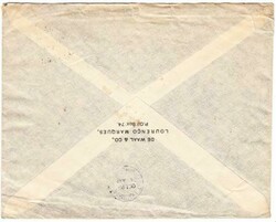 Lourenco Marques Sc#39(single frank)-CENTRAL 30/9/05 to USA-with ...