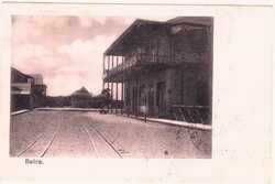 Mozambique Company Sc#14(single frank)-BEIRA 22/JU/07-Postcard View ...