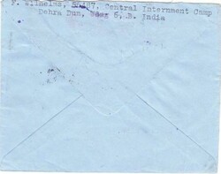 India SG#275(single frank)-ILLUSTRATED INDIA CENSOR(used as ...