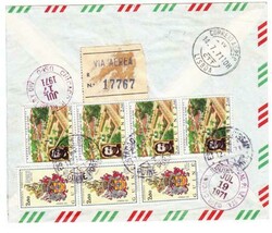 Portuguese Guinea Sc#339(strip of 3)#339(strip of 4)-BISSAU ...