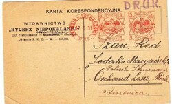 Poland POSTAL METER-TENESIN K.SOCHACZEWA B.22-PRINTED MATTER POSTCARD ...