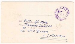 ITALIAN P.O.W.-BRITISH INDIA-CLEMENT TOWN-CAMP 21-SG#275-BOMBAY ...
