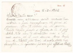 ITALIAN P.O.W.-RED CROSS POSTCARD-INTO BRITISH INDIA-CLEMENT ...