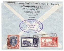 CILVILAN INTERNEE-WOLFGANG HILGER-AHMEDNAGAR INTERNEE No.46(EXTREMELY ...