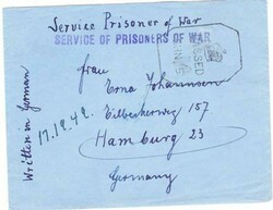 GERMAN CIVILIAN INTERNEE-BRITISH INDIA-PREMNAGAR 27/APRIL/42-Dated ...