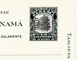 Canal Zone PANAMA Postal Card-UPSS#S3c-Sc#UX2-BROKEN ...