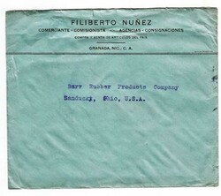 Nicaragua POSTAL TAX-Sc#RA18,#410-GRANADA ABR/24/1923-Cmmercial Use ...