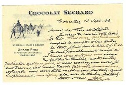Switzerland Postal Card-PRIVATE PRINTED-ILLUSTRATED CHOCOLAT ...