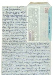 Vatican City AEROGRAMME-HG:FG4-CITTA DEL VATICANO 24/7/52-with ...