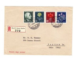 Switzerland SEMIPOSTAL-Sc#B166-69(complete set)-FIRST DAY-BASEL ...