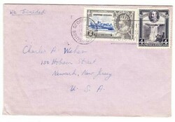 British Guiana SG#301,#291-GEORGETOWN 17/SEP/1935 to USA