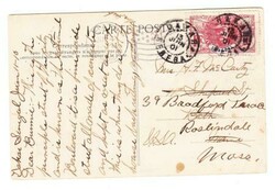 Senegal Sc#61(single frank)-DAKAR 13/JUIN/01-postcard view BOULEVARD ...