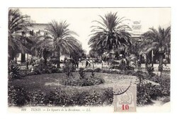 Tunisia Sc#58(single frank)-TUNIS 2/11/08-postcard view TUNIS,LE ...
