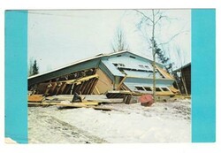 ALASKA Postcard View-EARTHQUAKE OF GOOD FRIDAY 1964,TURNAGAIN ...