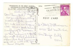 ALASKA Postcard View-EARTHQUAKE OF GOOD FRIDAY 1964,TURNAGAIN ...