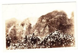 Hawaii REAL PHOTO-Postcard View UPSIDE DOWN FALLS,NUUANU VALLEY-U.S ...