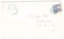 Sc#114-HILLSBORO(Loudoun County)VIRGINIA-FEB/15/??(Blue)-TO OREGON-no ...