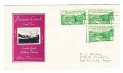 Panama CANAL ZONE-Sc#120(x3)-FIRST DAY-BALBOA HEIGHTS ...