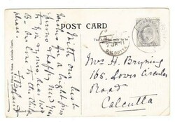 India EdwVII-SG#120(single frank)-MUSSOOREE 1911-postcard view THE ...