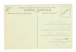 Middle Congo Sc#23-BRAZZAVILLE 30/JUIN/27-postcard view SAINT LOUIS ...