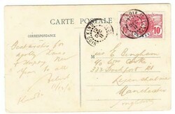 French Guinea Sc#37(single frank)-KINDIA 12/DEC/11-postcard view ...