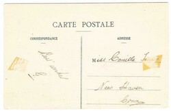 Dahomey Sc#21-PORTO NOVO 29/JUIL/13-postcard view CHEZ LES HOLLIS ...