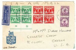 Netherlands Sc#169(block of 4)#165(block of 4)#202(block of ...