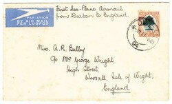 South Africa FIRST FLIGHT-Mu#56-DURBAN 6/VI/37-SEA PLANE-TO ...