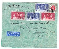 Hong Kong CHINA CORONATION ISSUE-SG#138(x2)#139(x2)-VICTORIA ...