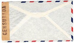 Nicaragua Sc#686,#C169-MANAGUA 9/JUL/1942-WWII CENSURADA ...