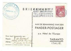 Netherlands Sc#175-PERFIN-AMSTERDAM 21/XII/1935-ILLUSTRATED ...