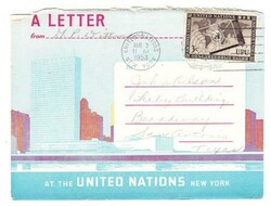 United Nations Sc#17(single frank)-UNITED NATIONS NEW YORK ...