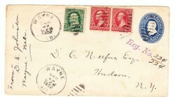 WAYNE(Wayne County)NEBRASKA-DEC/29/1902-REGISTERED-TO HUDSON N.Y.- ...