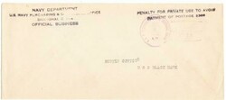 NAVY-OFFICIAL-SHANGHAI CHINA-PENALTY ENVELOPE(handstamp)-U.S.N ...