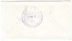 USA Postal Envelope Uprated Sc#812,#815-MANSFIELD OHIO MAR/20/195AIR ...