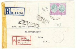 St Kitts and Nevis SG#74(single frank)-ST.KITTS ...