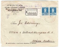 Argentina Sc#347(pair)-AGENCIA B/5 ...
