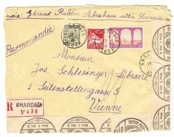 Algeria Sc#47,#50,#64-GHARDAIA 17/7/31-REGISTERED(label)-GRAND RABBI ...