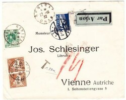 Algeria Sc#73(PAIR)#36-BENISAF 27/10/32-AIR MAIL TO AUSTRIA-POSTAGE ...