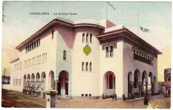 French Morocco Sc#43(x2)-CASABLANCA 26/12/22-postcard view LA GRANDE ...