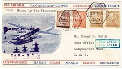 Macau Macao CHINA-Sc#C3,#286(2 Patanga)#284(pair)MACAU 28/IV/37-FIRST ...