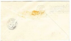 Hong Kong CHINA-SG#127,#121-AIR MAIL 28/AP/37-TRANSPACIFIC ...