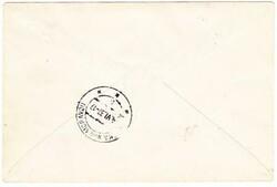 Tannu Tuva Sc#74a,#71,#87-KIZAL 8/6/37-REGISTERED TO HORKA MORAVIA ...