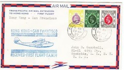 Hong Kong CHINA-SG#127,#128,#130($2value)-HONG KONG AIR MAIL ...