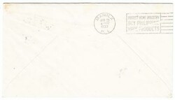 Hong Kong CHINA-SG#126,#124-HONG KONG AIR MAIL 29/AP/37-TRANSPACIFIC ...