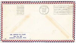 Hong Kong CHINA-SG#121,#127-HONG KONG AIR MAIL 29/AP/37-TRANSPACIFIC ...