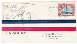 FIRST DAY 5c RATE-Sc#C11-SYRACUSE N.Y. AUG/1/1928-HANDSTAMP(black)-TO ...