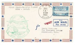 Sc#C20-TRANSPACIFIC CLIPPER-FIRST FLIGHT-BICOLOR AIR MAIL ...