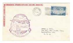 Sc#C20-TRANSPACIFIC CLIPPER-FIRST FLIGHT-PRINTED RED FLIGHT C/C ...