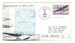 Sc#C27-TRANSPACIFIC CLIPPER-FIJI EXTENSION-FIRST FLIGHT-ILLUSTRATED ...